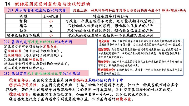 2023届高三生物复习课件07变异与进化 1第5页