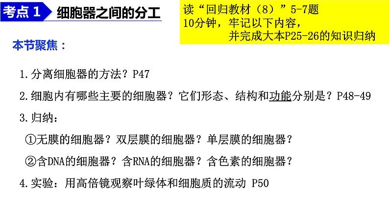 2023届高三生物复习课件：细胞器之间的分工合作第3页