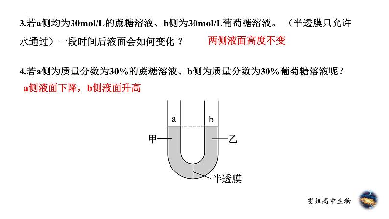 2023届高三生物复习课件物质跨膜运输08