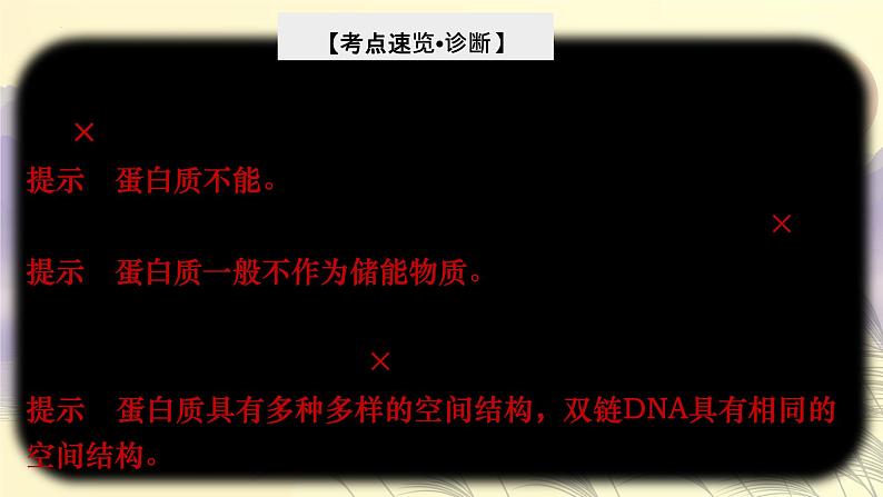 2023届高三生物复习课件细胞中的蛋白质和核酸第6页