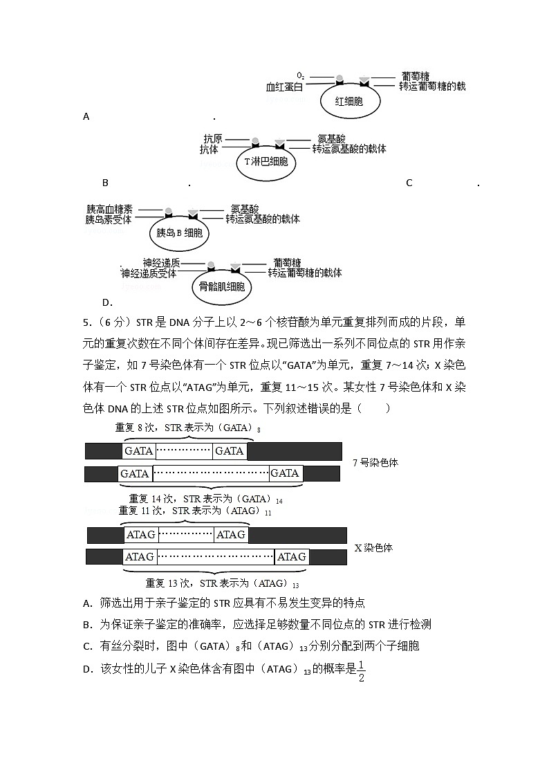 2014年福建省高考生物试卷第2页