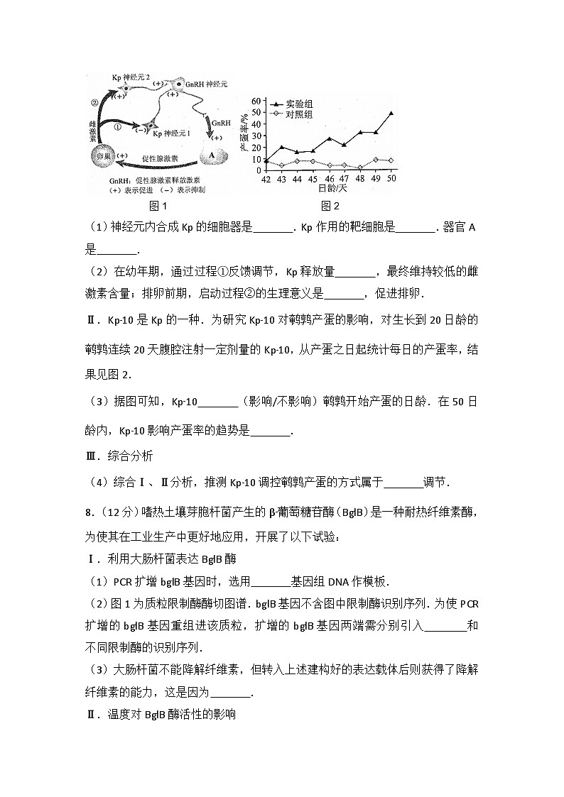 2014年天津市高考生物试卷第3页