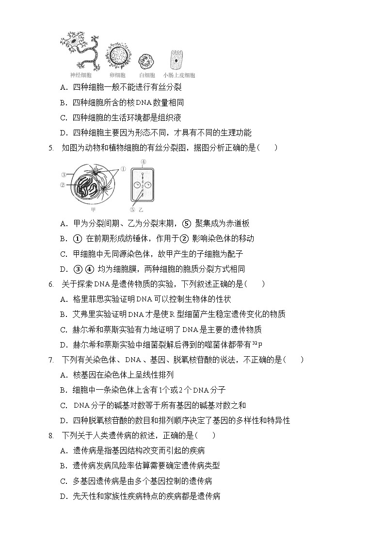 2023年3月辽宁省普通高中学业水平合格性考试生物模拟卷（三）（考试版）第2页