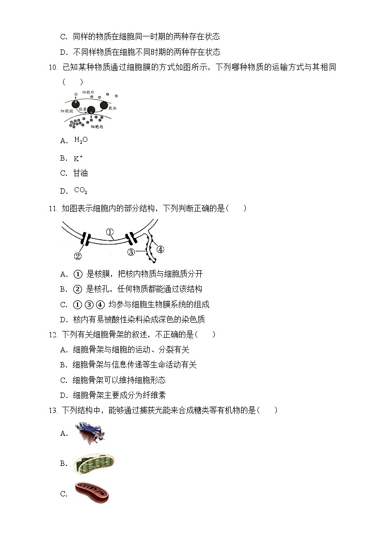 2023年3月辽宁省普通高中学业水平合格性考试生物模拟卷（二）（考试版）第3页