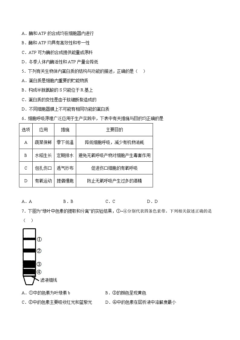 2023年北京第二次普通高中学业水平合格性考试生物模拟卷03（考试版）第2页