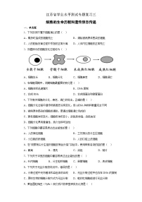 专题三 细胞的生命历程和遗传信息传递——2023年高中学业水平考试生物复习必刷题（江苏专用）