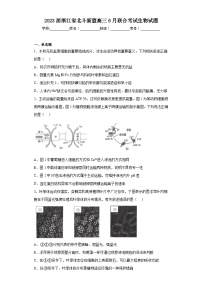 2023届浙江省北斗新盟高三6月联合考试生物试题（无答案）