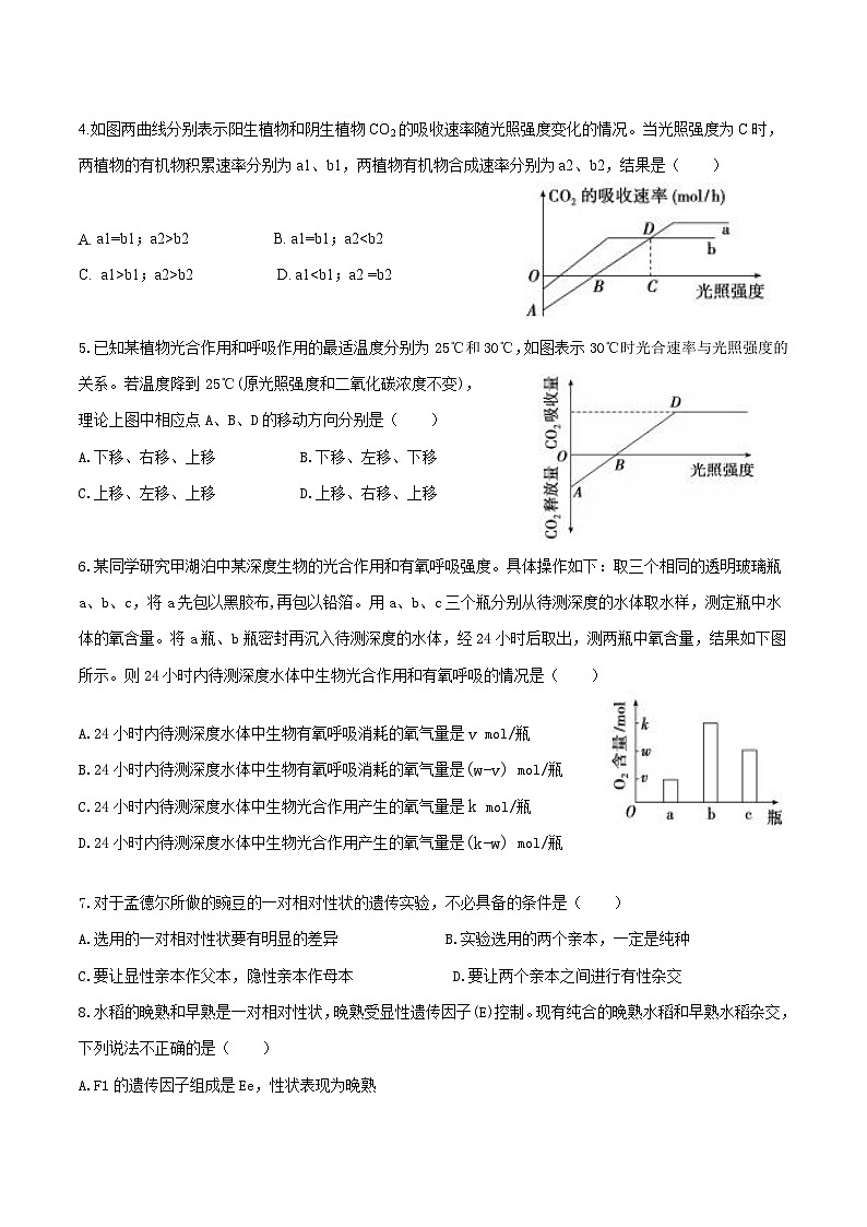 2022-2023学年湖南省岳阳市第五中学高一下学期开学考试生物试题第2页