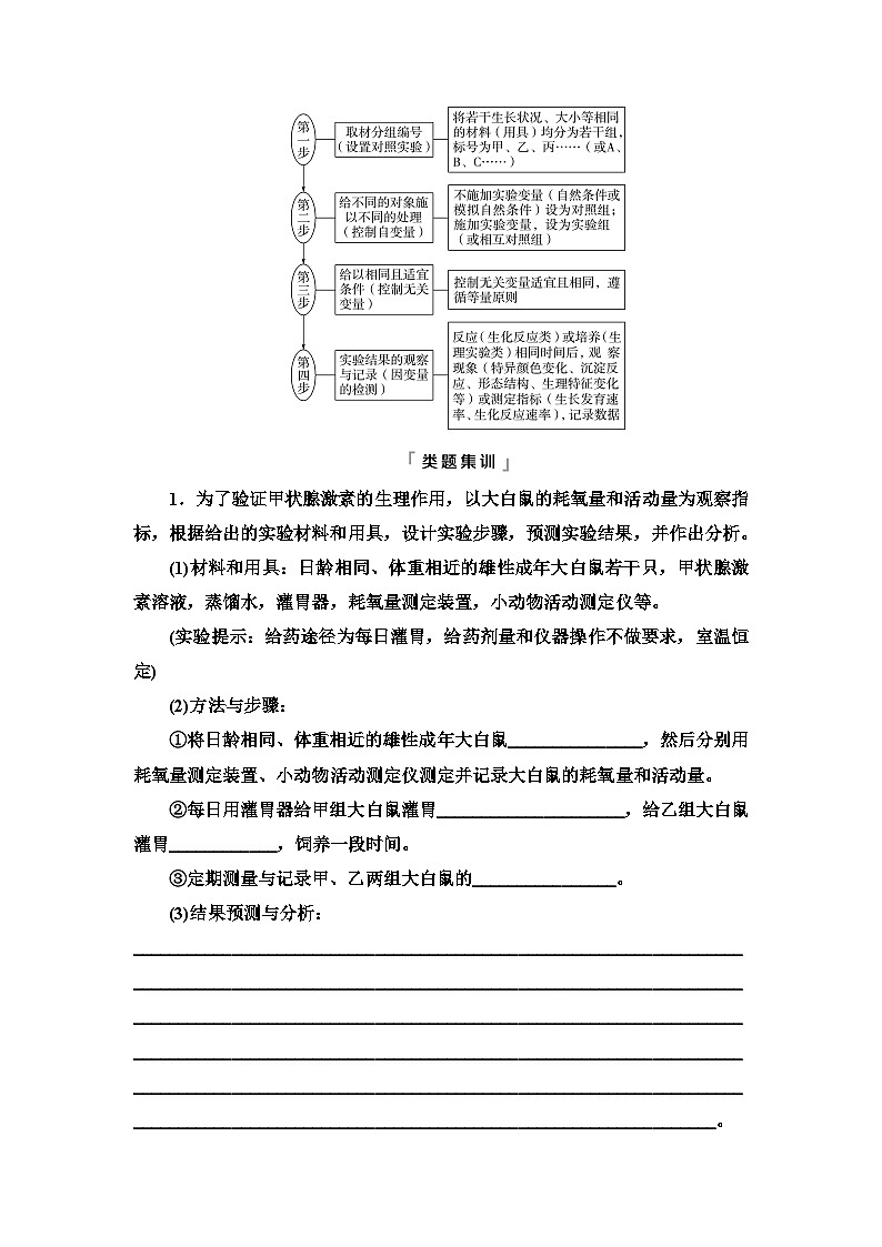 高考生物总复习第4单元实验探究系列2实验思路及实验步骤的设计学案03