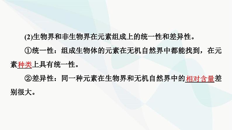 高考生物总复习第1单元第2课细胞中的无机物、糖类和脂质课件05