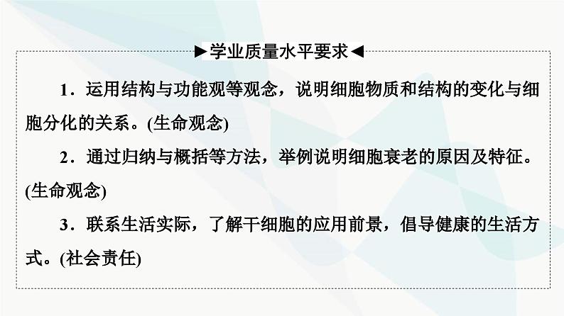 高考生物总复习第4单元第13课细胞的分化、衰老和死亡课件02