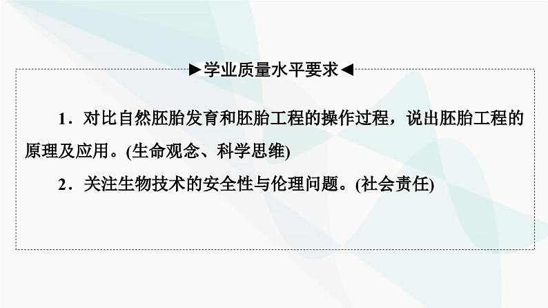 高考生物总复习第10单元第39课胚胎工程生物技术的安全性与伦理问题课件02