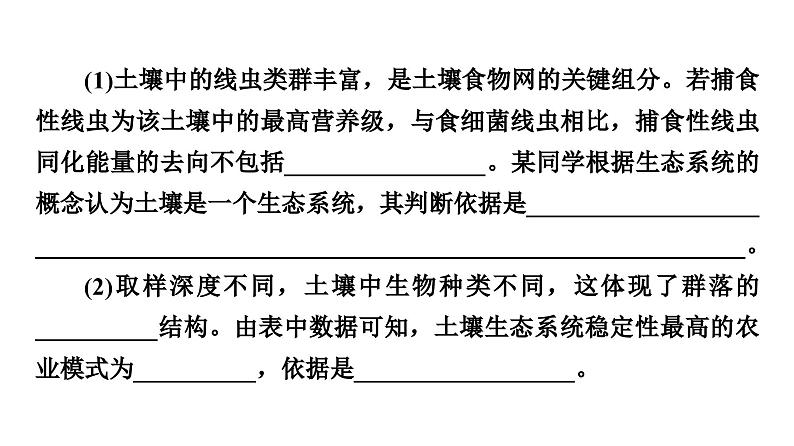 高考生物总复习第9单元高频考点进阶课5生态系统的结构与功能课件第4页