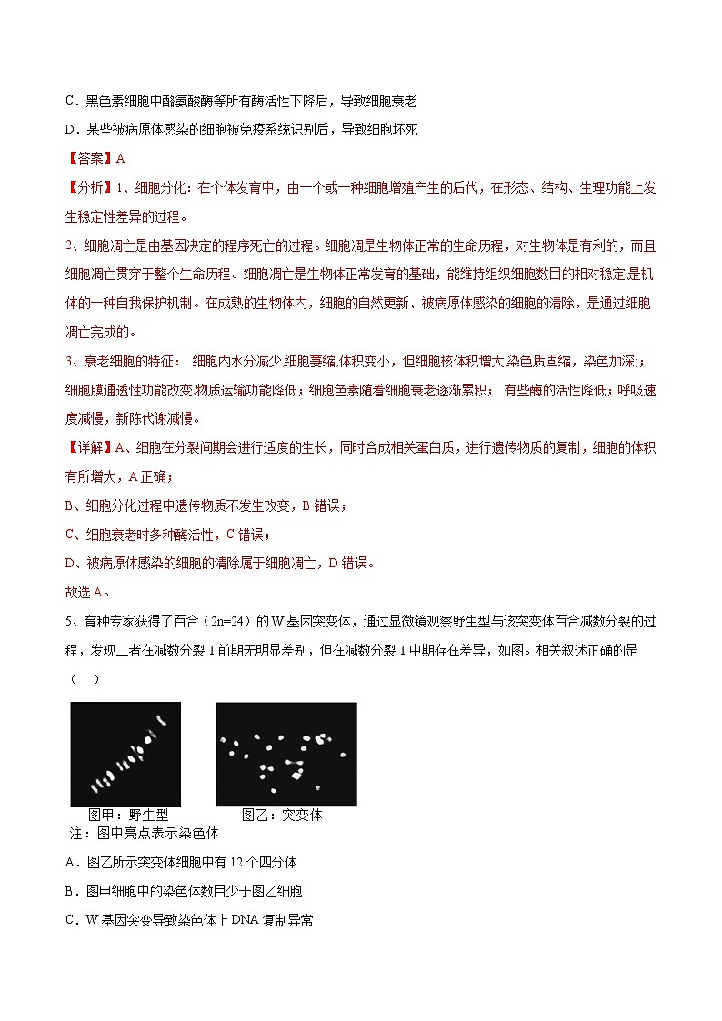 卷01-【冲刺抢分】2023年高考生物临考压轴卷（江苏卷）（解析版）第3页