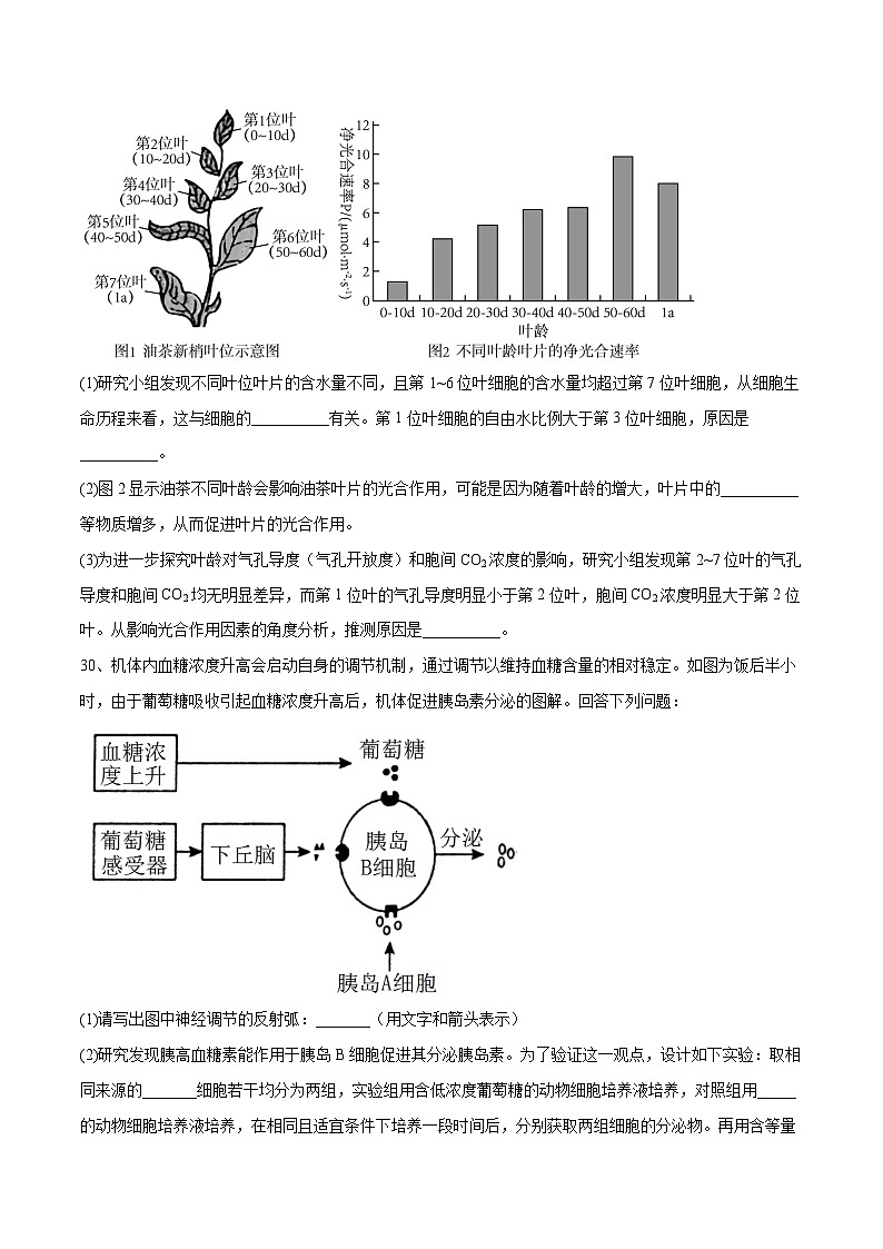 卷02-【冲刺抢分】2023年高考生物临考压轴卷（全国乙卷）（原卷版）03