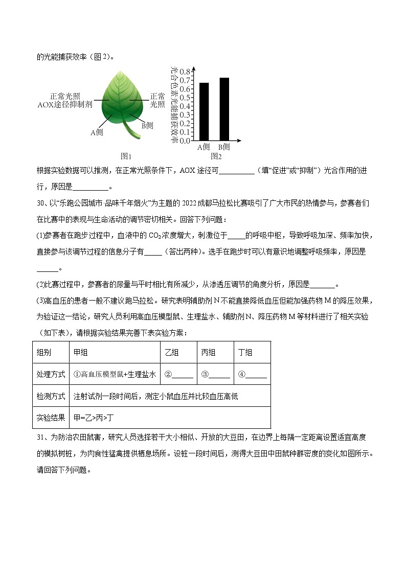 卷04-【冲刺抢分】2023年高考生物临考压轴卷（全国甲卷）（原卷版）03