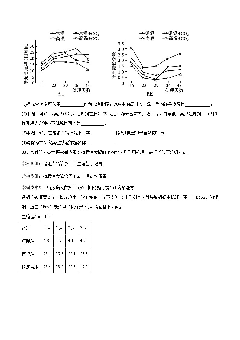 卷05-【冲刺抢分】2023年高考生物临考压轴卷（全国甲卷）（原卷版）03