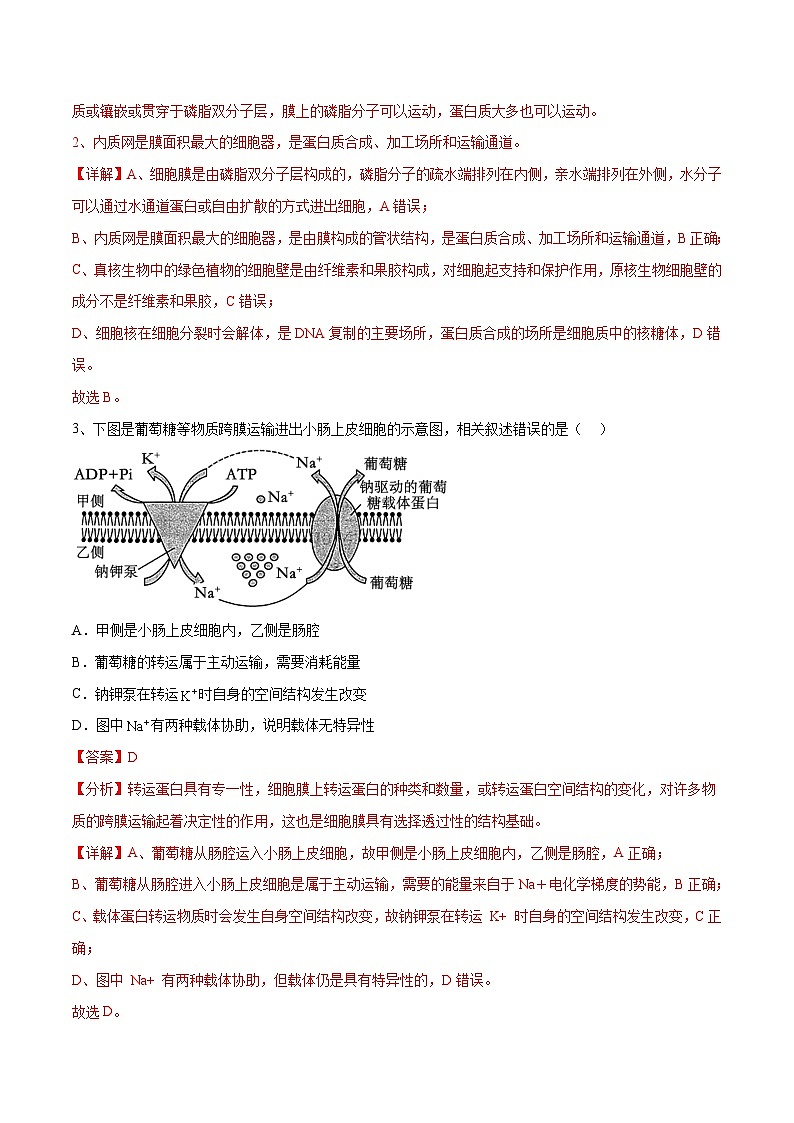 卷05-【冲刺抢分】2023年高考生物临考压轴卷（江苏卷）（解析版）02