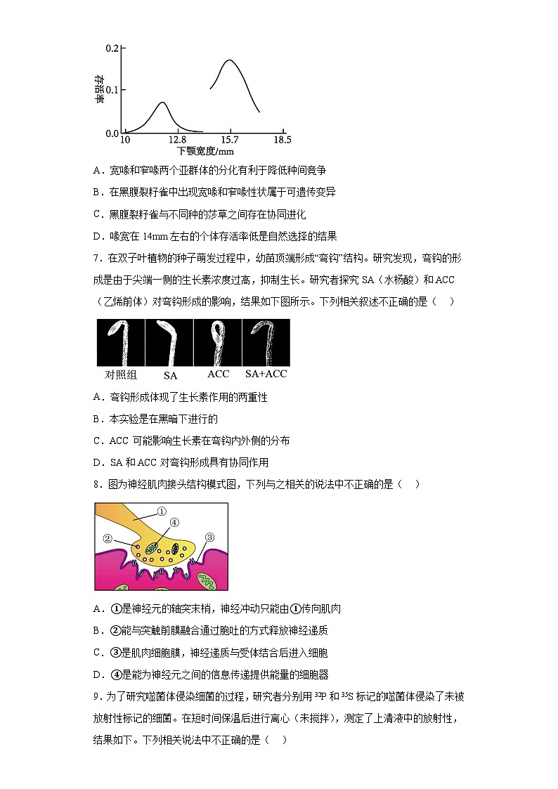 2023届北京大学附属中学高三调研测试生物试题（含解析）第3页