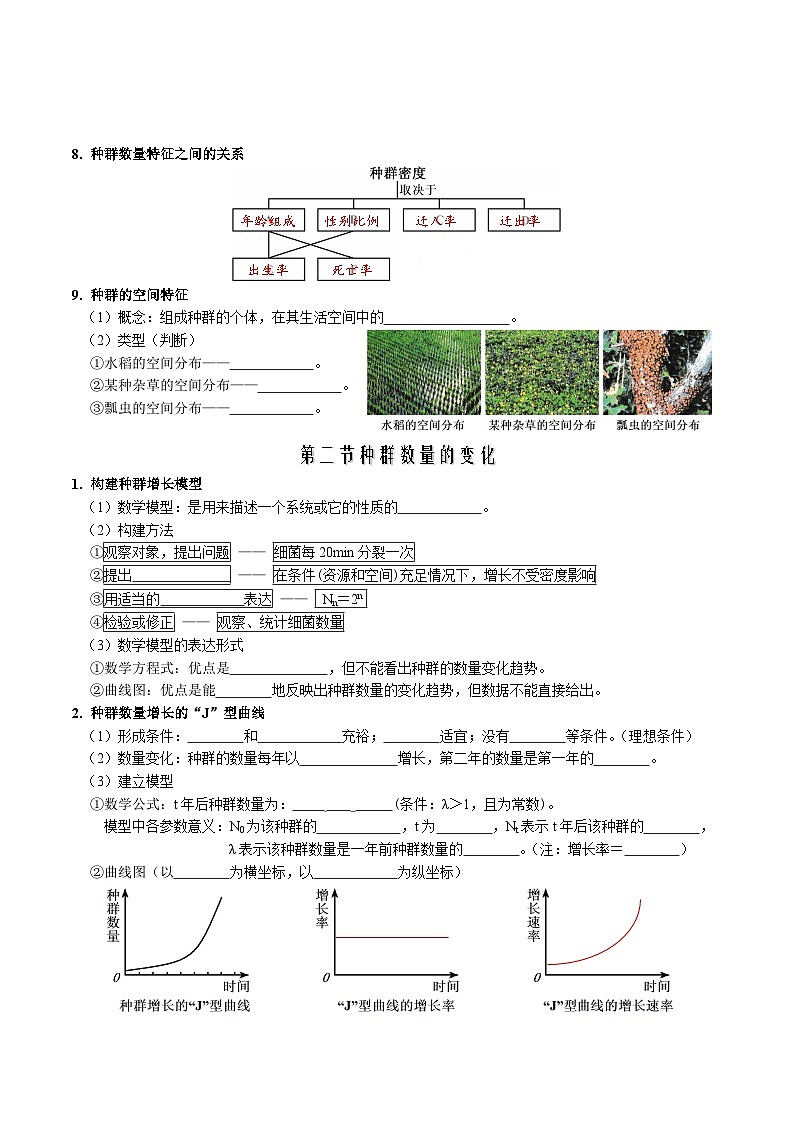 第一章 种群及其动态——【期末复习】高二生物章节知识点梳理（人教版2019选择性必修2）03
