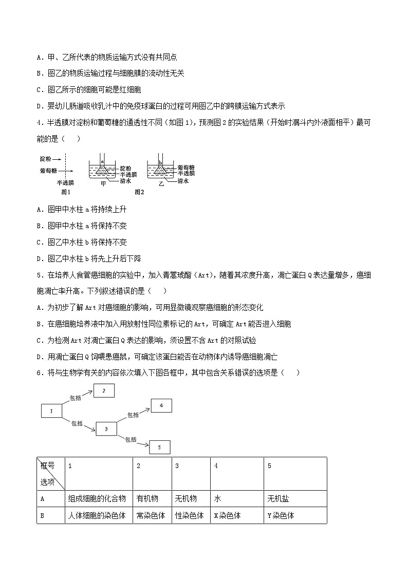河北省衡水中学2017届高三上学期期中考试生物试题解析02