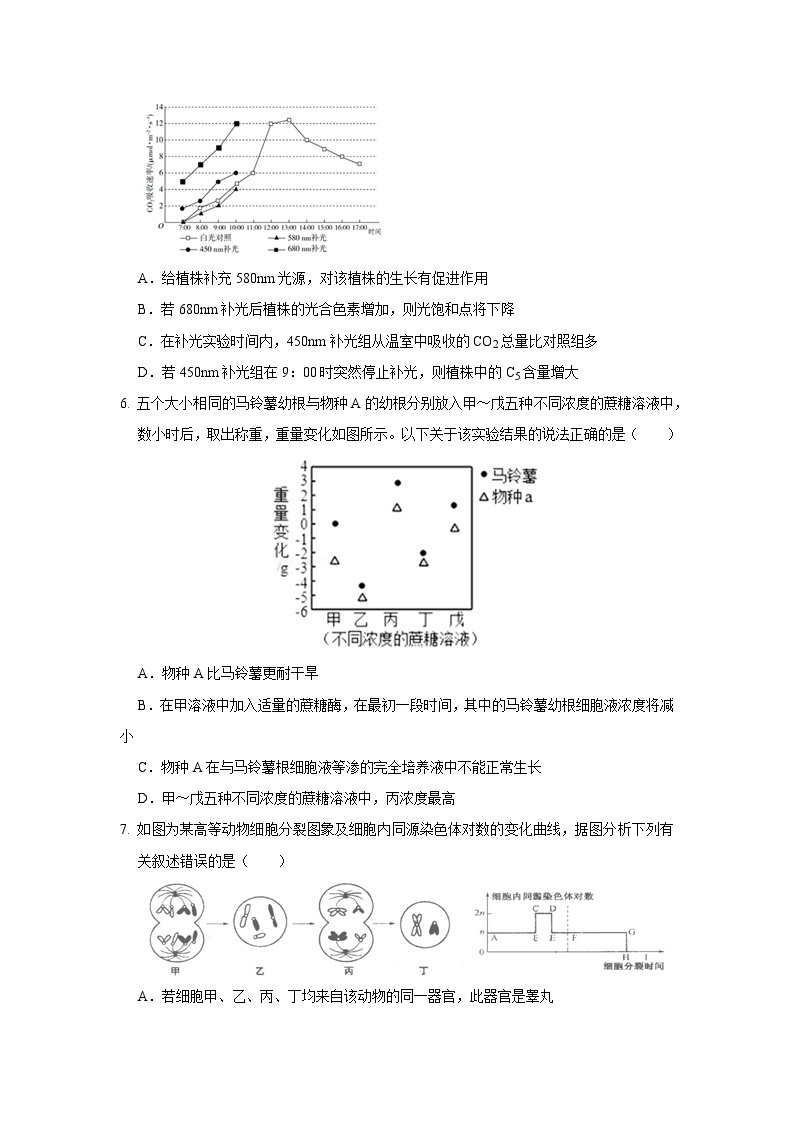 期末模拟卷01（基础卷）——高一生物下学期期末考试专项训练学案+ 期末模拟卷（2019浙科版）03