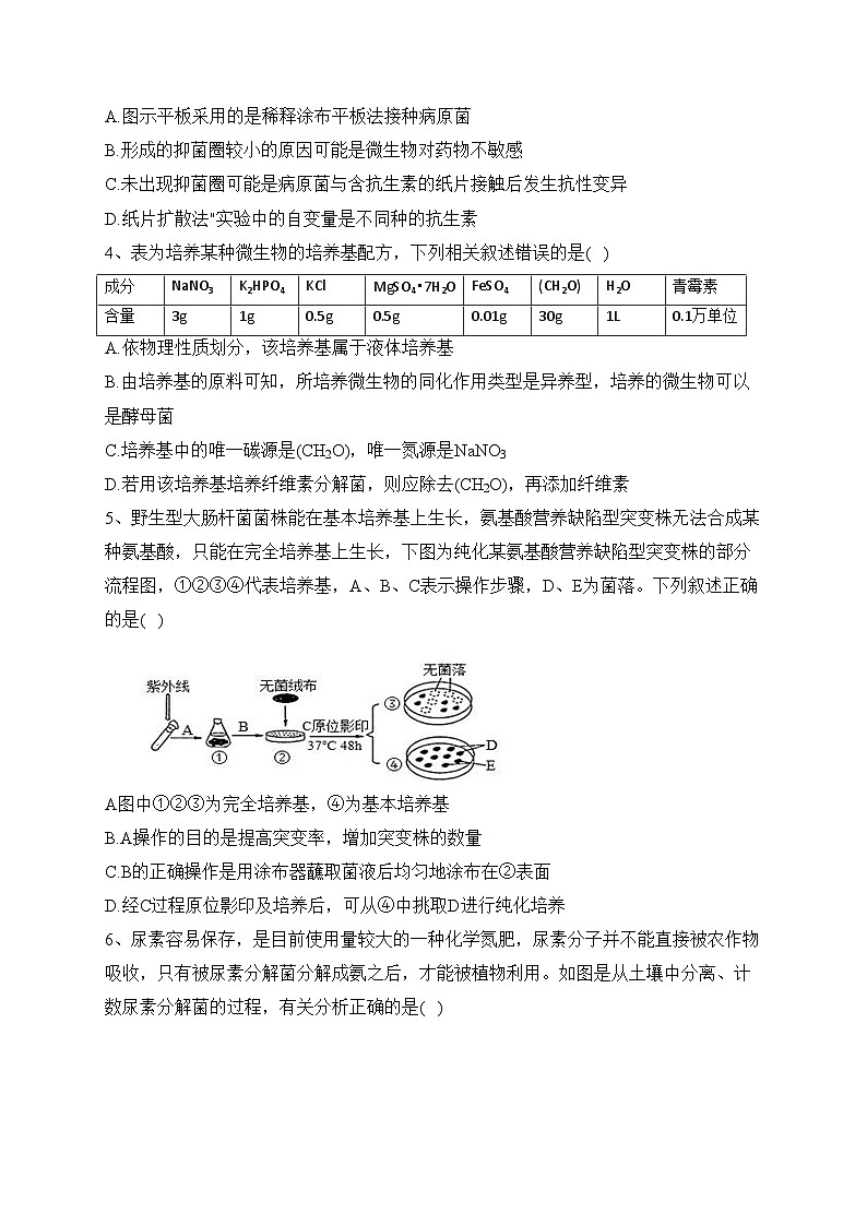 黑龙江省佳木斯市汤原县中等四校2021-2022学年高二下学期期末联考生物试卷(含答案)02