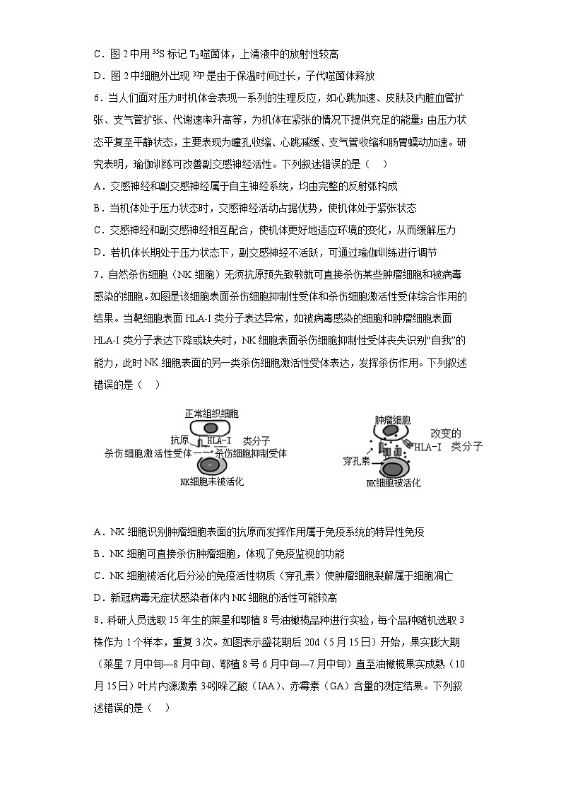 2023届河北省衡水市二中高三第三次模拟演练生物试题（含解析）第3页