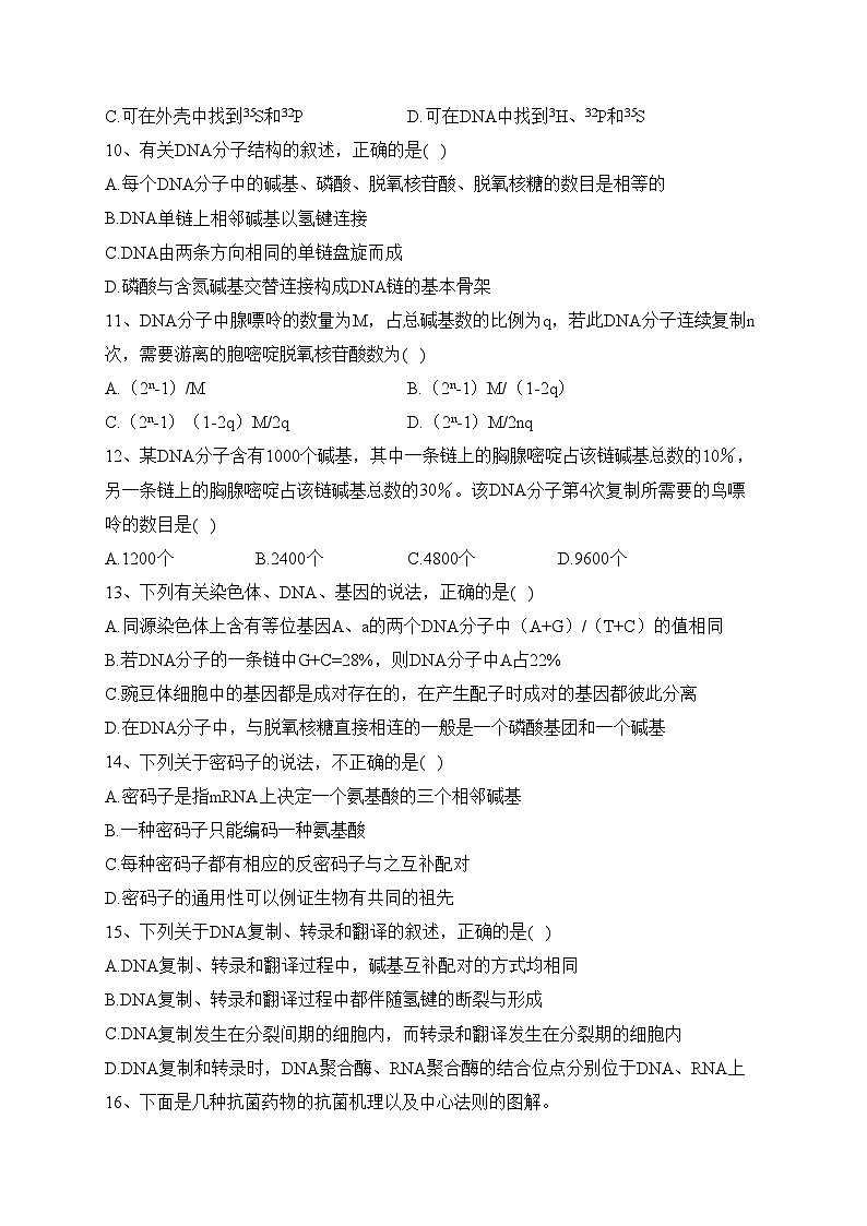 延安市第一中学2021-2022学年高一下学期期末考试生物试卷(含答案)03
