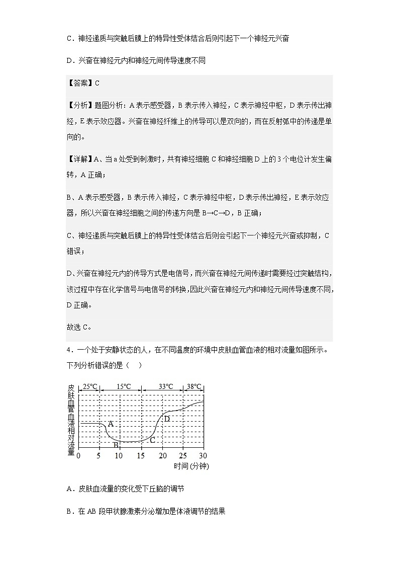 2022-2023学年江西省南昌市育山高级中学高二上学期期末生物试题含解析第3页
