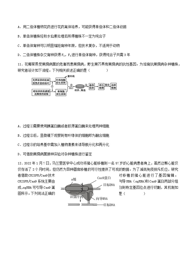 2022-2023学年吉林省洮南市第一中学高二下学期学科联赛生物试题含答案03