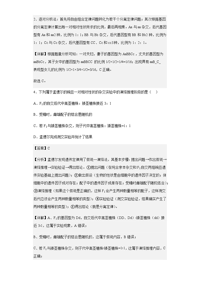 2022-2023学年山东省日照市国开中学高一2月月考生物试题含解析第3页