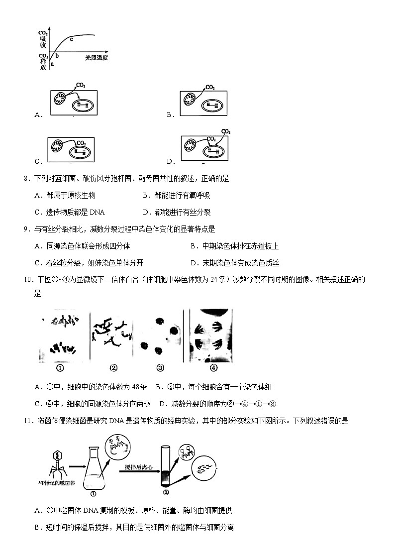 2021北京朝阳高一（下）期末生物（教师版） 试卷02