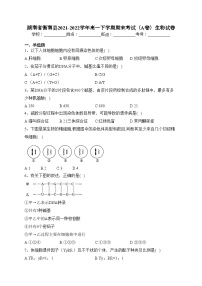 湖南省衡南县2021-2022学年高一下学期期末考试（A卷）生物试卷(含答案)