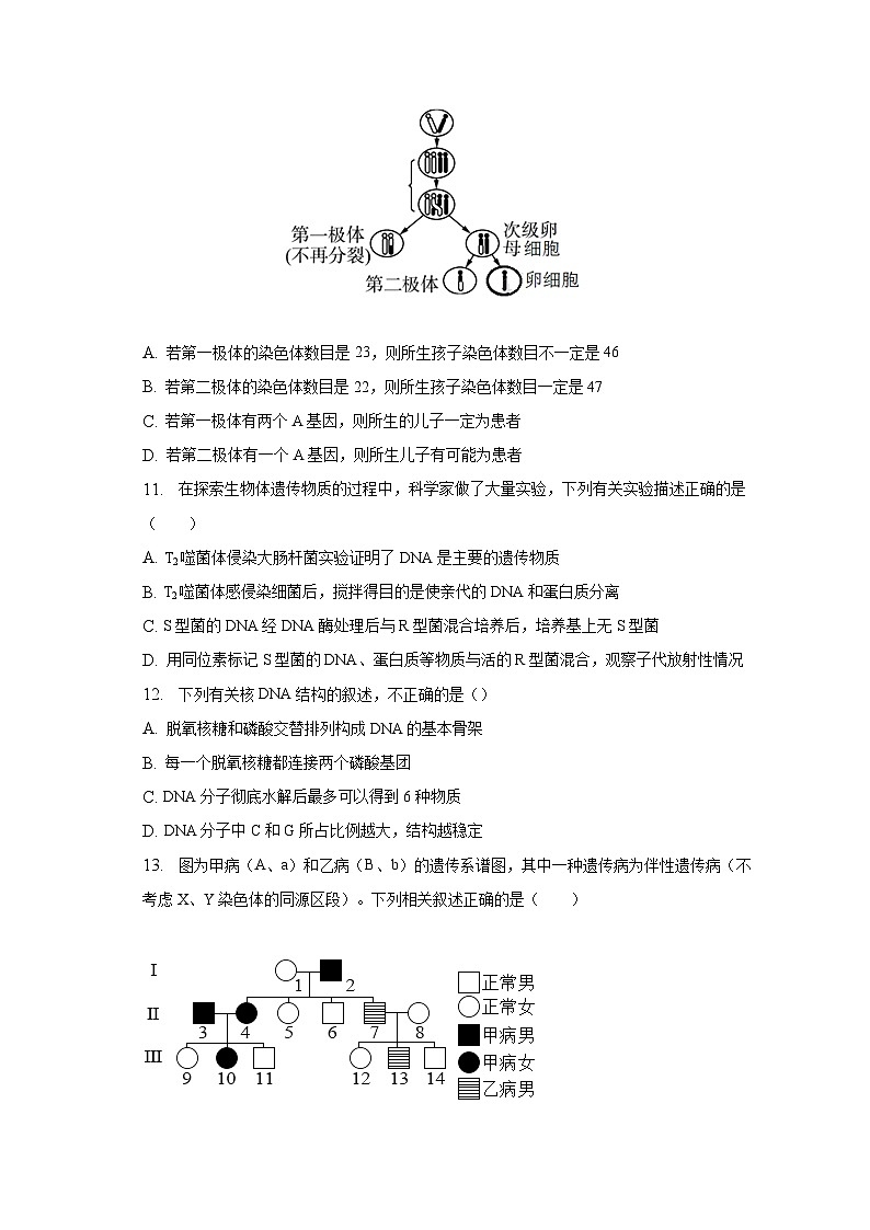 2022-2023学年广东省清远市四校联考高一（下）期中生物试卷（含解析）03