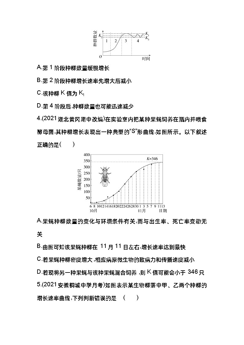 2023版高中同步新教材选择性必修2人教生物 第1章 种群及其动态 第2节 种群数量的变化第2页