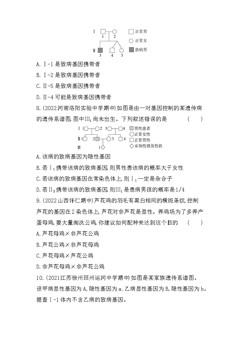 2023人教版高中生物必修2 遗传与进化 第2章   基因和染色体的关系 第3节 伴性遗传第3页