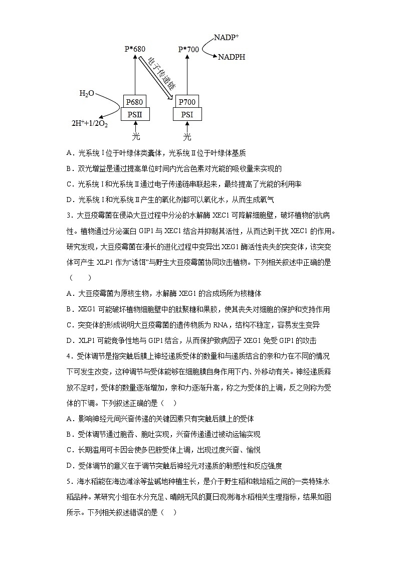 2023届湖南省长沙市长郡中学高三高考考前保温卷生物试题（一）（含解析）02