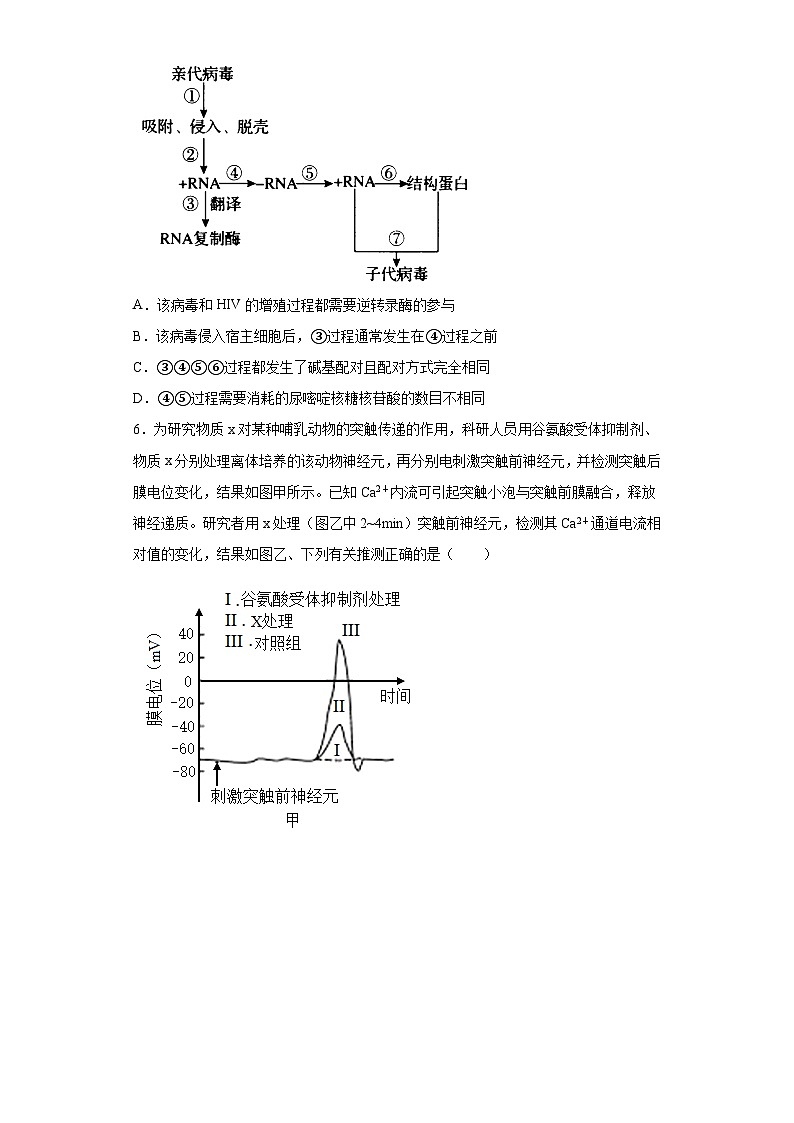 2023届湖南省邵阳市二中高三下学期高考全真模拟考试生物试题（含解析）第3页