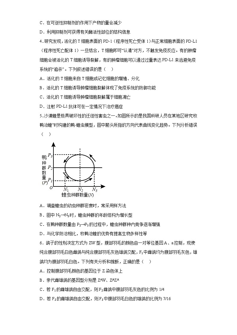 2023届吉林省通化市梅河口市五中高三下学期最后一模理综生物试题（火箭班）（含解析）02
