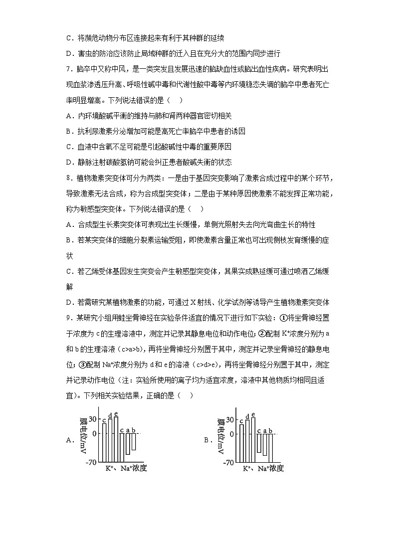2023届山东省聊城市高三三模生物试题（含解析）第3页