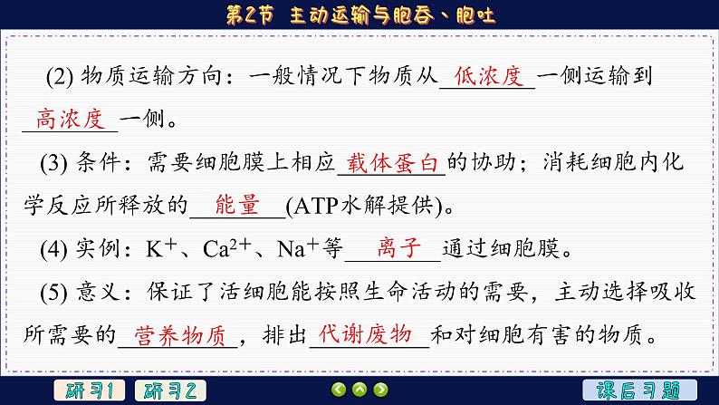 4—2 主动运输与胞吞、胞吐 （课件PPT）第6页