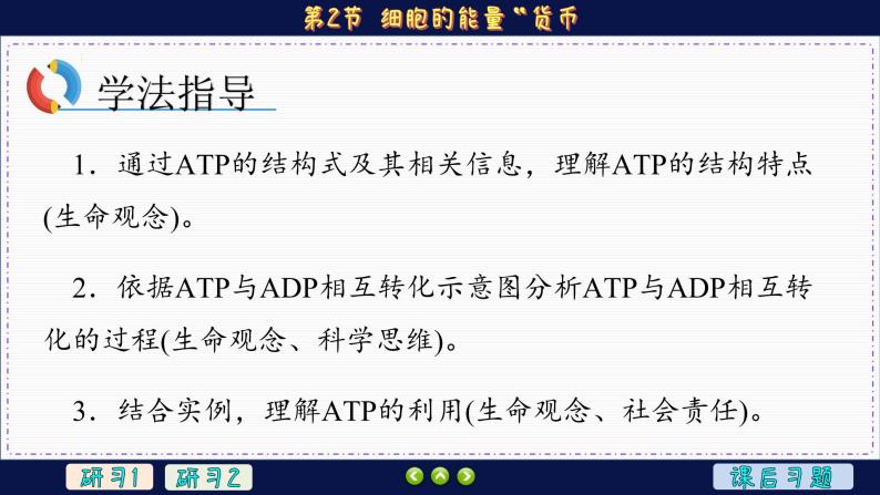 5—2 细胞的能量“货币”ATP （课件PPT）03