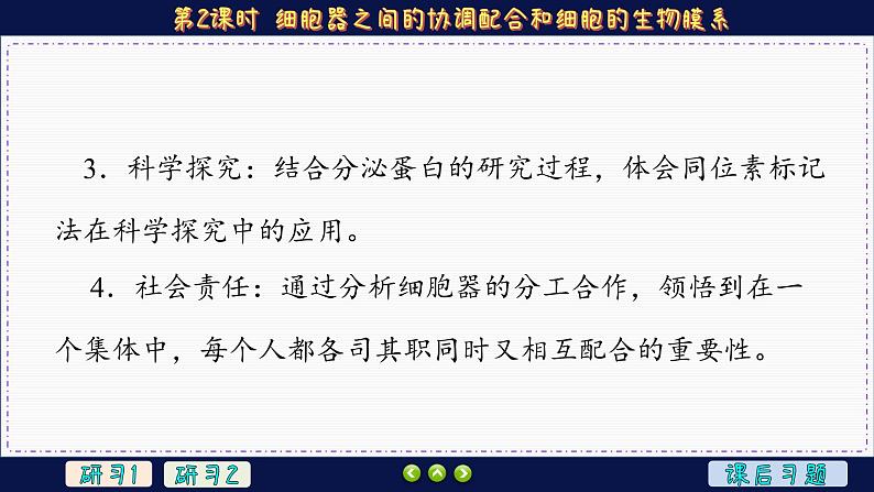 3—2—2 细胞器之间的协调配合和细胞的生物膜系统（课件PPT）第5页