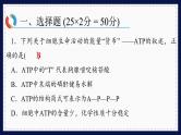 人教版生物必修1 综合测评4（课件PPT）