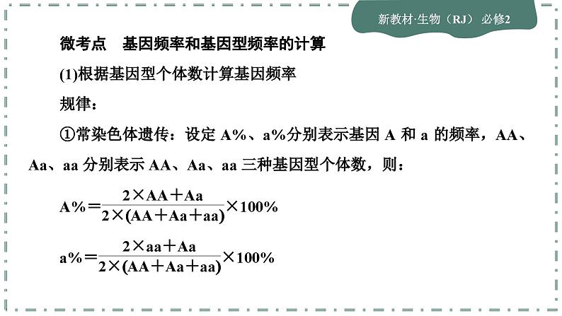 人教版生物必修2 微专题7（课件PPT）03