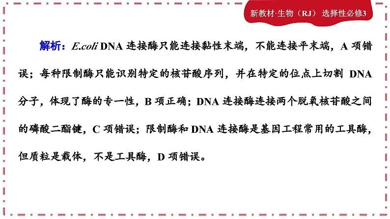 3.1重组DNA技术的基本工具（练习课件PPT）08