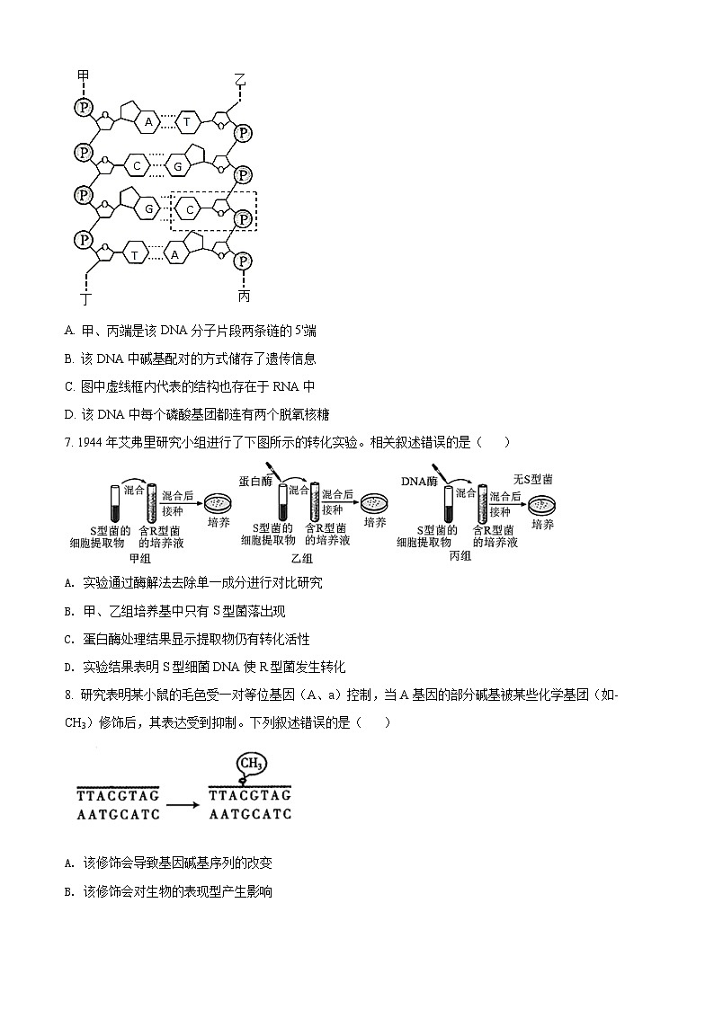 江苏省徐州市2021-2022学年高一下学期期末考试生物试题无答案第2页