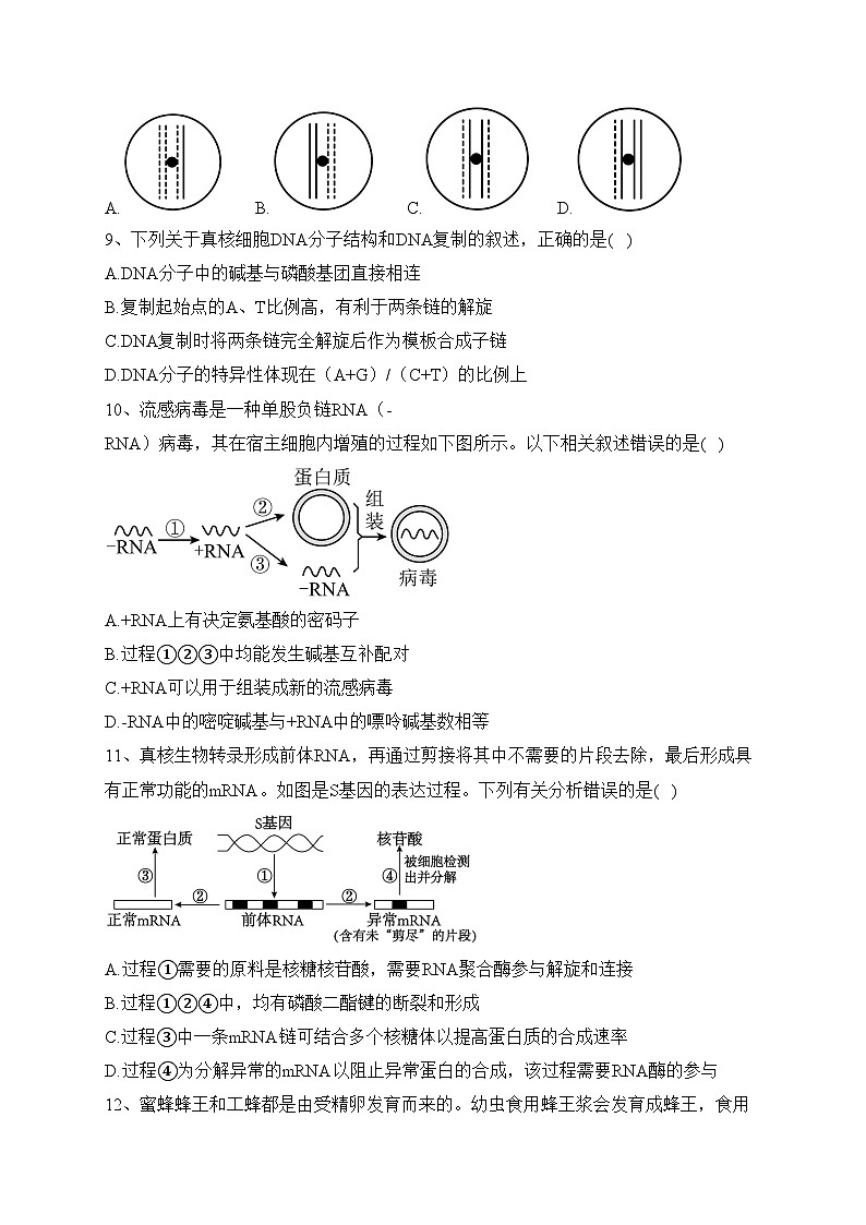 泗阳县实验高级中学2022-2023学年高一下学期第二次质量调研生物试卷（含答案）03