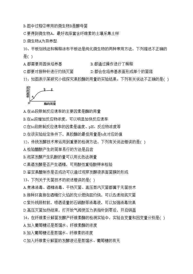 青海省西宁市七校2021-2022学年高二下学期期末联考生物试卷（含答案）第3页